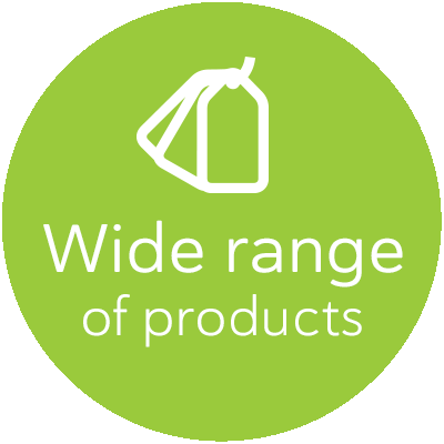 Wide Range of Products icon