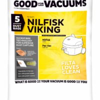 FILTA Nilfisk Viking Sms Multi Layered Vacuum Cleaner Bags 5 Pack (C012) (10019)