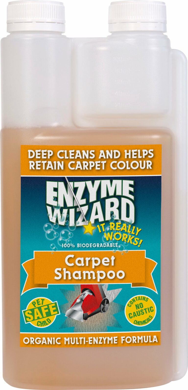 Enzyme Wizard Carpet Shampoo 1 Ltr Twin Innoway