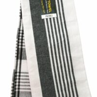 FILTA Cotton Tea Towel Royal Black 2 Pack (45Cm X 70Cm) (31001)