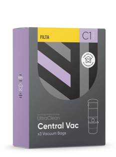 C1 FILTA CENTRAL VAC SMS MULTI LAYERED VACUUM CLEANER BAGS 3 PACK (90805)