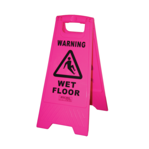 Filta Gala A-Frame Safety Sign – “Wet Floor” Pink (BASAC11P)