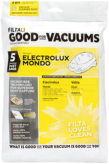FILTA Electrolux Mondo Sms Multi Layered Vacuum Cleaner Bags 5 Pack (11016)