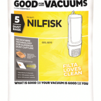 FILTA Nilfisk Gd5, Gd10 Sms Multi Layered Vacuum Cleaner Bags 5 Pack (C069) (20029)