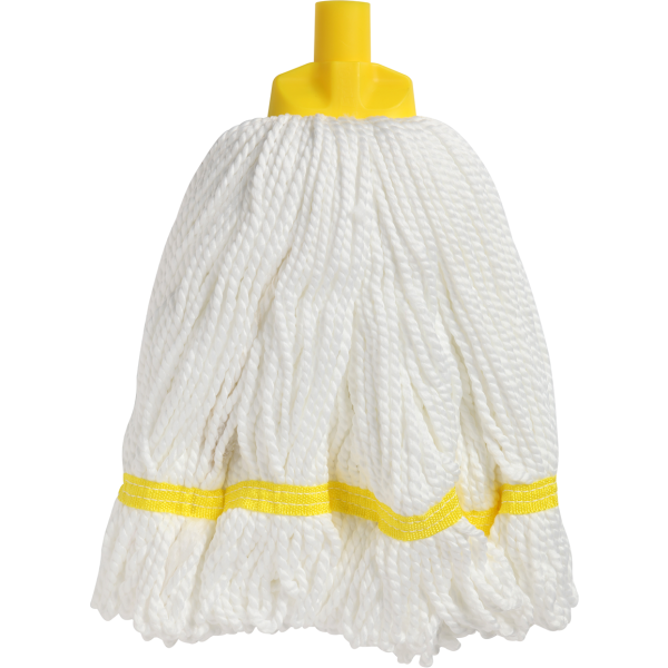 Edco Microfibre Round Mop Head Yellow – 350G/27Cm (ED27102)