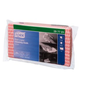 Tork Red Colour Coded Cleaning Cloth (297701)