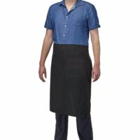 FILTA Full Length Waist Apron With Pocket Black (31552)