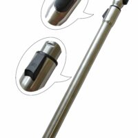 FILTA Pipe Telescopic To Suit Miele – Brushed Aluminium 35Mm X ~900Mm Extended (80555)