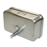 FILTA Stainless Steel Soap Dispenser – Horisontal S/Steel 1.1 Litre (BSOS4020)