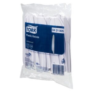 Tork White Plastic Knives (431005)