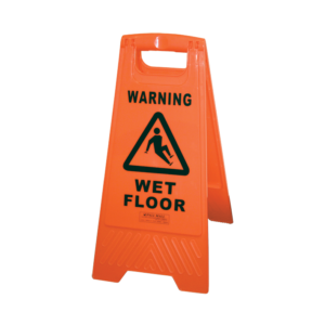 Filta Gala A-Frame Safety Sign – “Wet Floor” Orange (BASAC11OR)