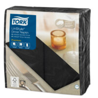 Tork Linstyle® Black Dinner Napkin (478151)