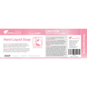 Green Rhino® Half Label Hand Liquid Soap (GRHLS1)