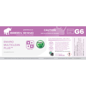 Green Rhino® Enviro Multiclean Plus G6 Half Label (GRHLG6)