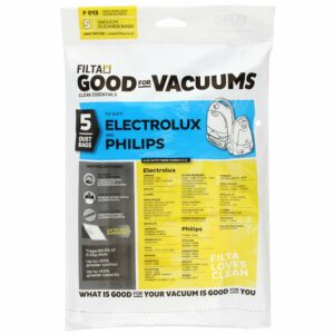 FILTA Electrolux Excellio/Philips Mobilo Sms Multi Layered Vacuum Cleaner Bags 5 Pack (11012)