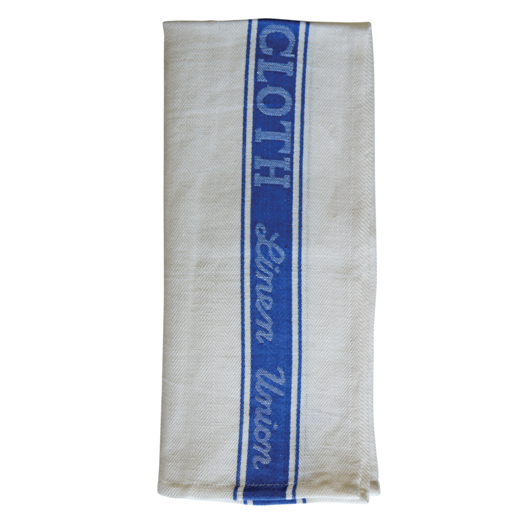 Filta Glass Cloth Tea Towel 50 Linen 50 Cotton Blue 55cm X 80cm Innoway