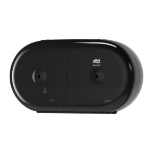 Tork SmartOne® Twin Mini Toilet Roll Dispenser Black (682008)
