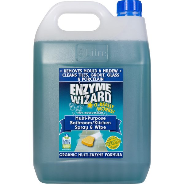 Enzyme Wizard Kitchen & Bathroom 5 Litre (EWMM5L)