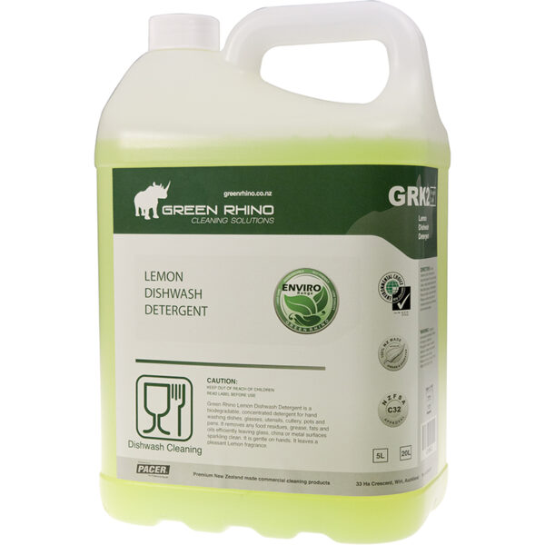 Green Rhino® Lemon Dishwash Detergent (GRK2-5)