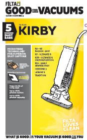 FILTA Kirby Sms Multi Layered Vacuum Cleaner Bags 5 Pack (F070) (20100)