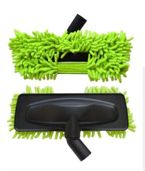 FILTA Dust Mop Floor Tool With Microfibre Pad 32Mm X 320Mm Wide – Black & Green (DS603)