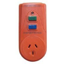 FILTA Residual Current Device With Socket – Orange (RCD-1A)