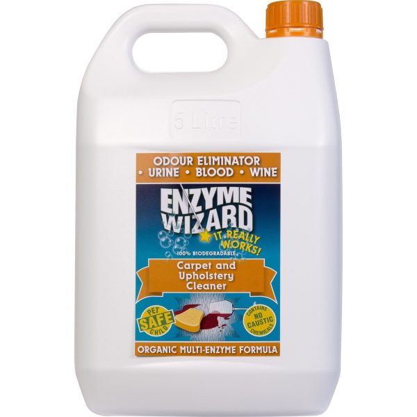 Enzyme Wizard Carpet & Upholstery Cleaner 5 Litre (EWCS5L)