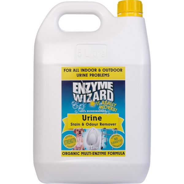 Enzyme Wizard Urine Stain & Odour Remover 5 Litre (EWUC5L)