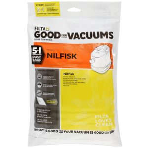 FILTA Nilfisk Gm200 To 500 King Sms Multi Layered Vacuum Cleaner Bags 5 Pack (10014)