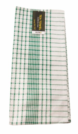 FILTA Xl Cotton Tea Towel Green (55Cm X 75Cm) (31005)