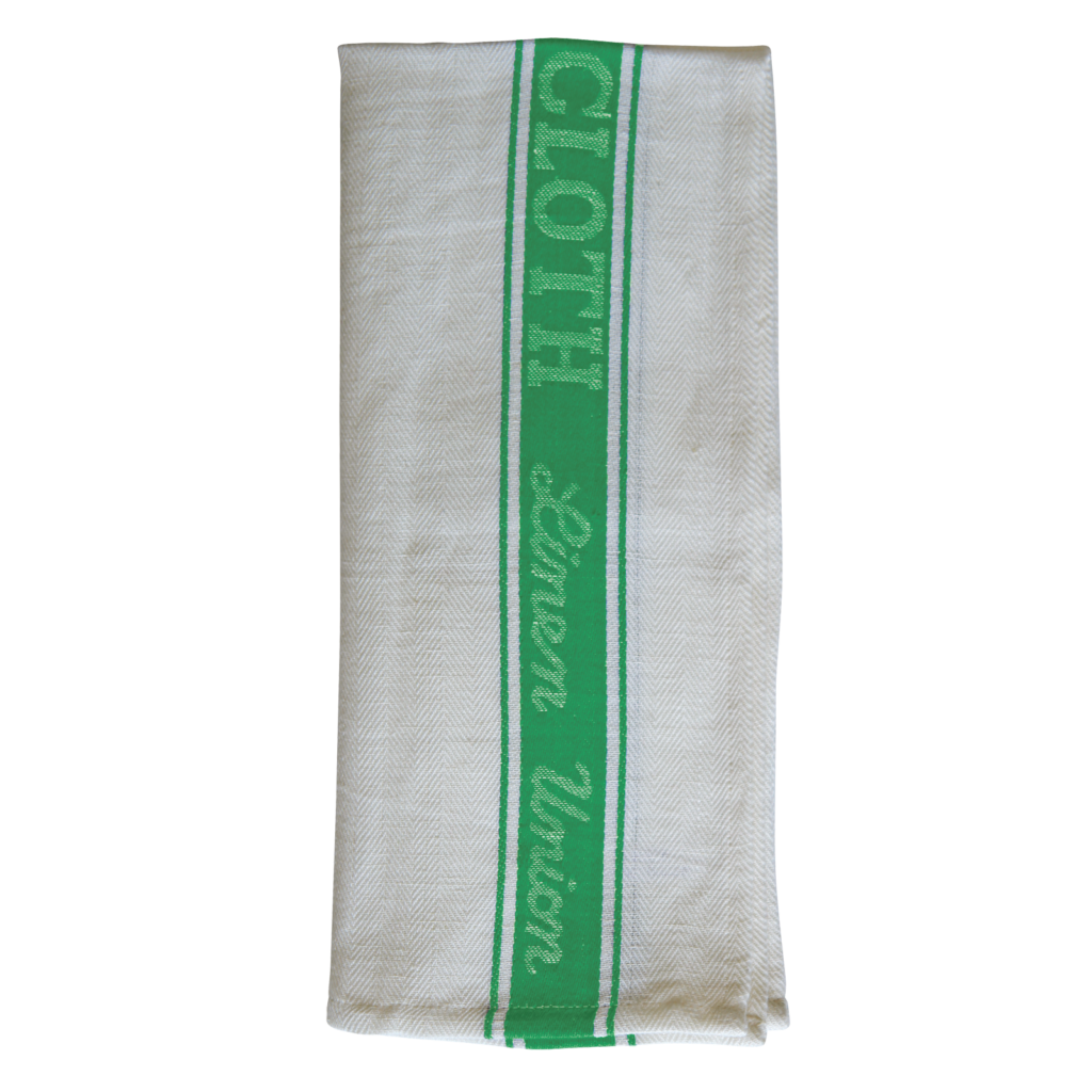 FILTA Glass Cloth Tea Towel 50 Linen 50 Cotton Green (55Cm X 80Cm