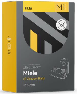 Filta M1 – Ultraclean Miele Sms Multi Layered Vacuum Bags 5 Pack (76012)