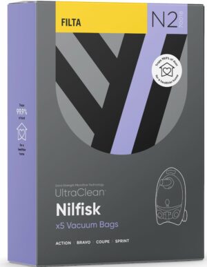 Filta N2 – Ultraclean Nilfisk Sprint Sms Multi Layered Vacuum Bags 5 Pack (70018)