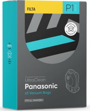 Filta P1 – Ultraclean Panasonic Sms Multi Layered Vacuum Bags 5 Pack (75010)