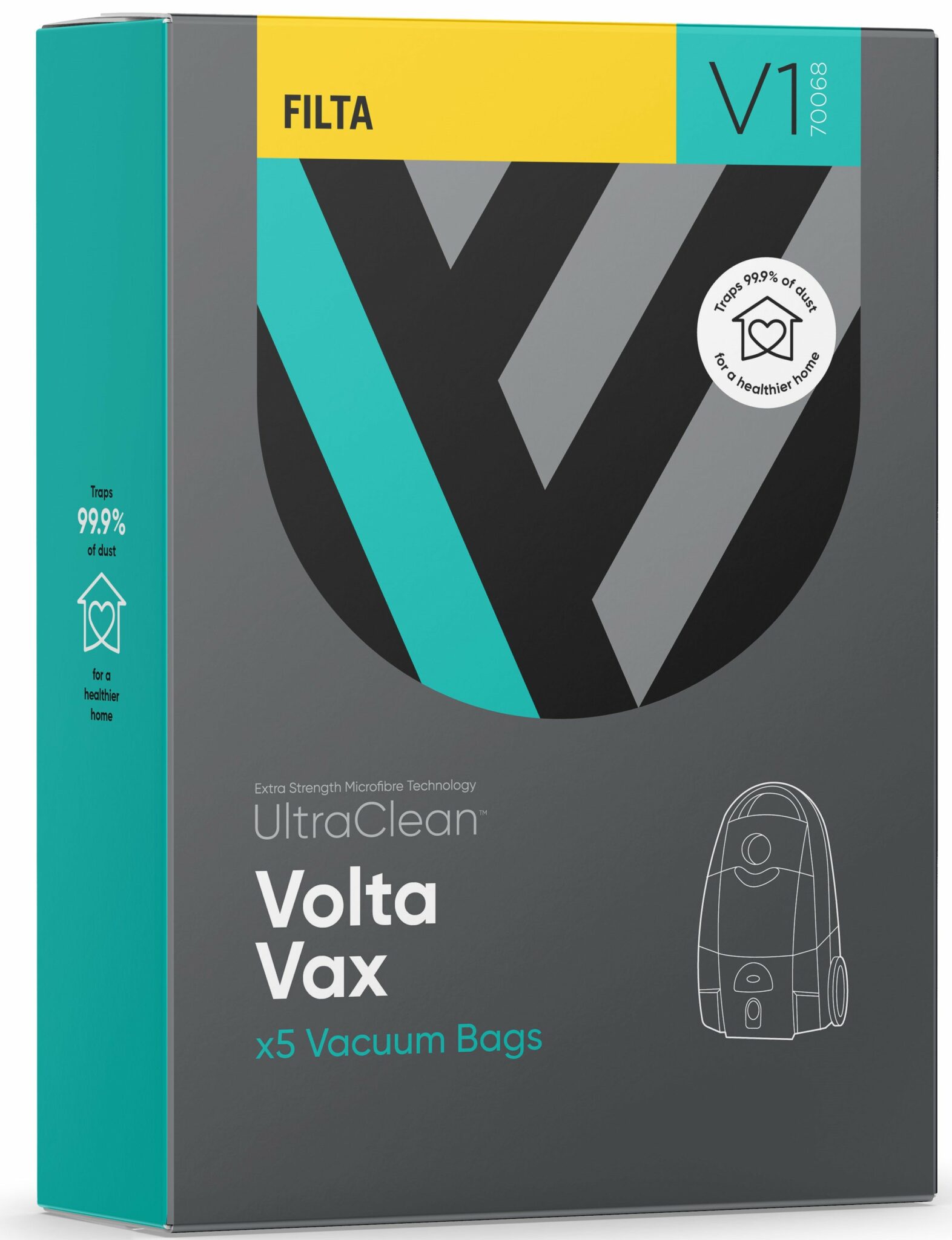 V1 Ultraclean Volta Sms Multi Layered Vacuum Bags 5 Pack Innoway