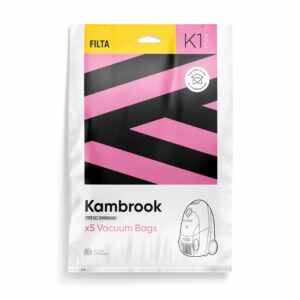 Filta K1 – FILTA Kambrook Sms Multi Layered Vacuum Cleaner Bags 5 Pack (F024) (60069)