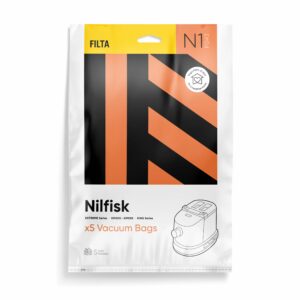 Filta N1 – FILTA Nilfisk Sms Multi Layered Vacuum Cleaner Bags 5 Pack (F043) (50014)