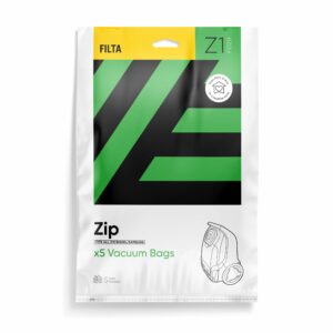 Filta Z1 – FILTA Zip Sms Multi Layered Vacuum Cleaner Bags 5 Pack (F029) (10071)