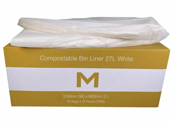Matthews Packaging & Hygiene FP Compostable Bin Liner 27L (MPH2025)