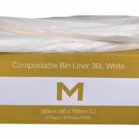 Matthews Packaging & Hygiene FP Compostable Bin Liner 36L (MPH2045)