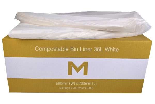 Matthews Packaging & Hygiene FP Compostable Bin Liner 36L (MPH2045)