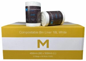 Matthews Packaging & Hygiene POR Compostable Bin Liner 18L (MPH2055)
