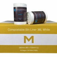 Matthews Packaging & Hygiene POR Compostable Bin Liner 36L (MPH2075)
