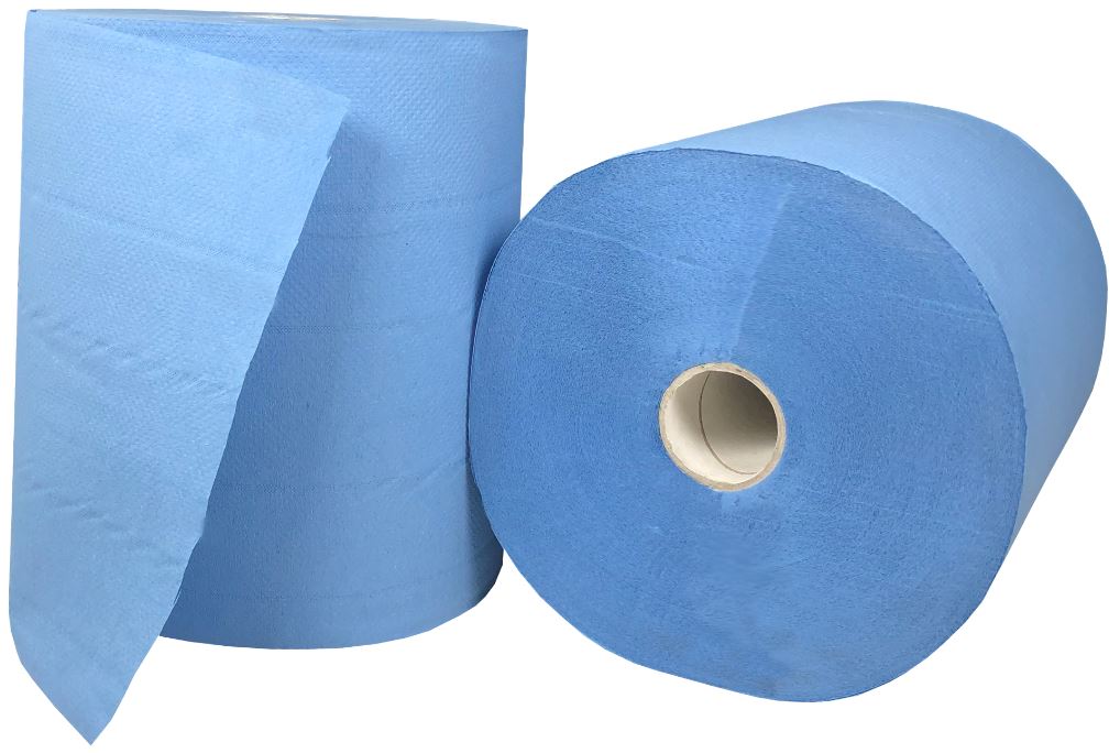 Matthews Packaging & Hygiene Roll Feed Paper Towel (Blue, 2 Ply) (MPH27050)