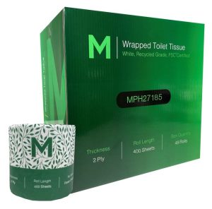 Matthews Packaging & Hygiene Recycled Wrapped Toilet Tissue (2 Ply) (MPH27185)