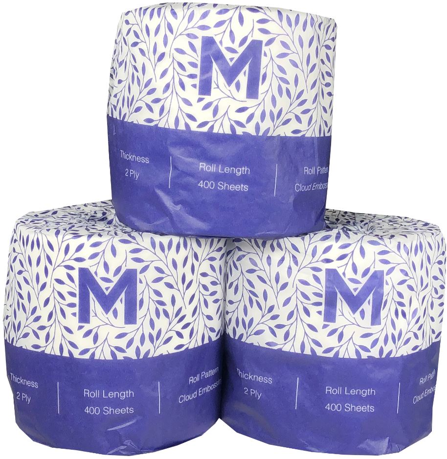 Matthews Packaging & Hygiene Wrapped Toilet Tissue (400 Sheets) (MPH27200)