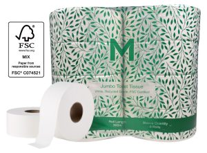 Matthews Packaging & Hygiene Recycled Jumbo Toilet Tissue Pack (MPH27265)
