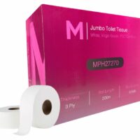 Matthews Packaging & Hygiene Virgin Jumbo Toilet Tissue Boxed (3 Ply) (MPH27270)