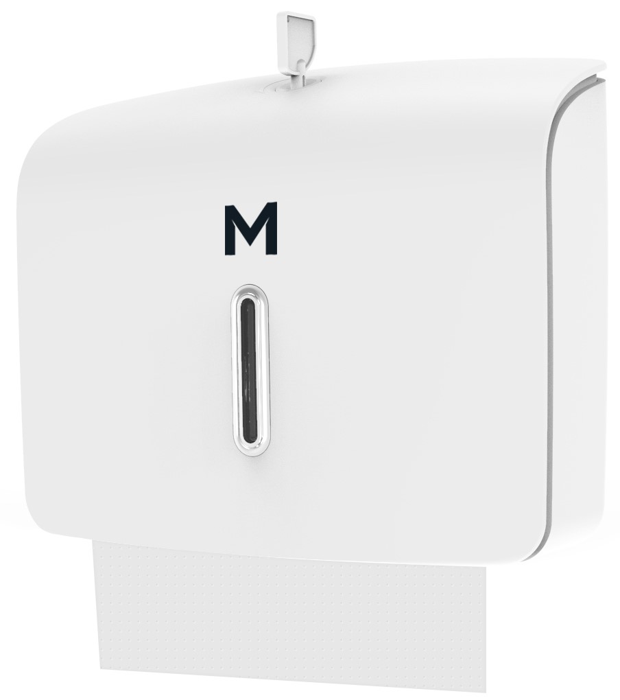 Matthews Packaging & Hygiene Mini Slimfold Towel Dispenser (White) (MPH27460)