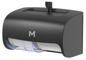 Matthews Packaging & Hygiene Horizontal Toilet Roll Dispenser (Black) (MPH27532)